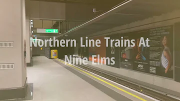 Northern Line Trains At Nine Elms