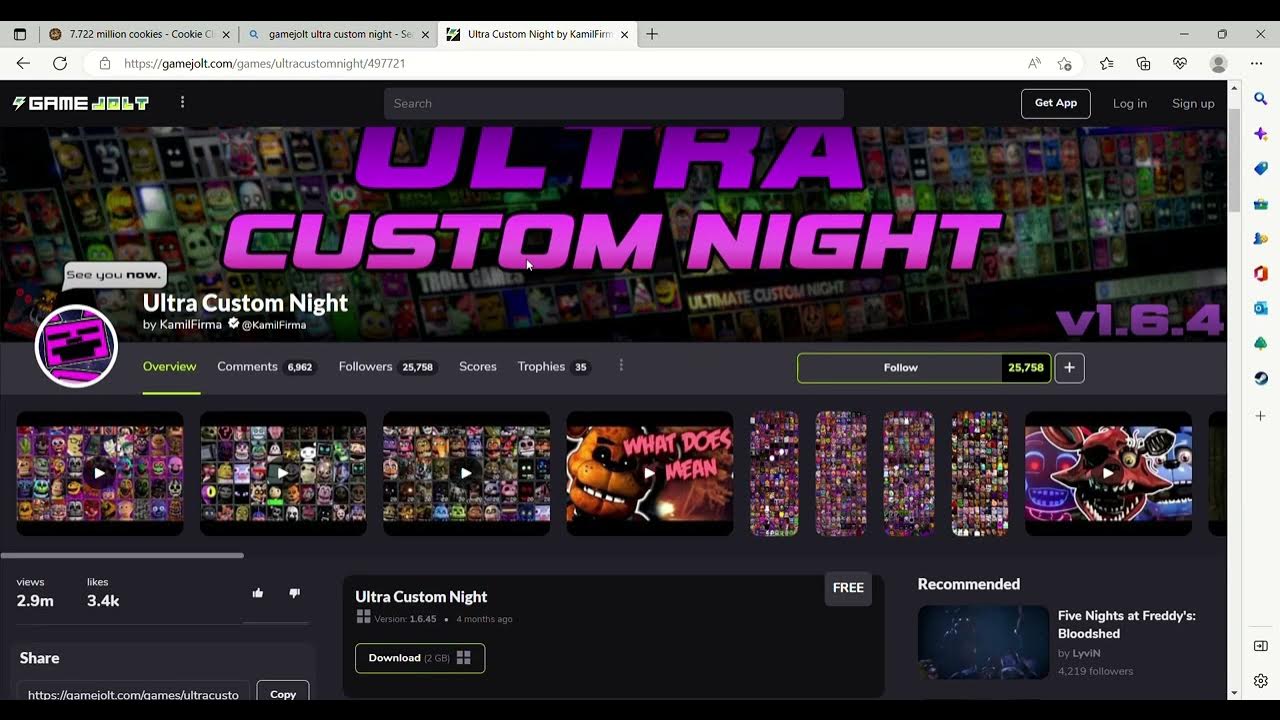 Ultra Custom Night. - online puzzle