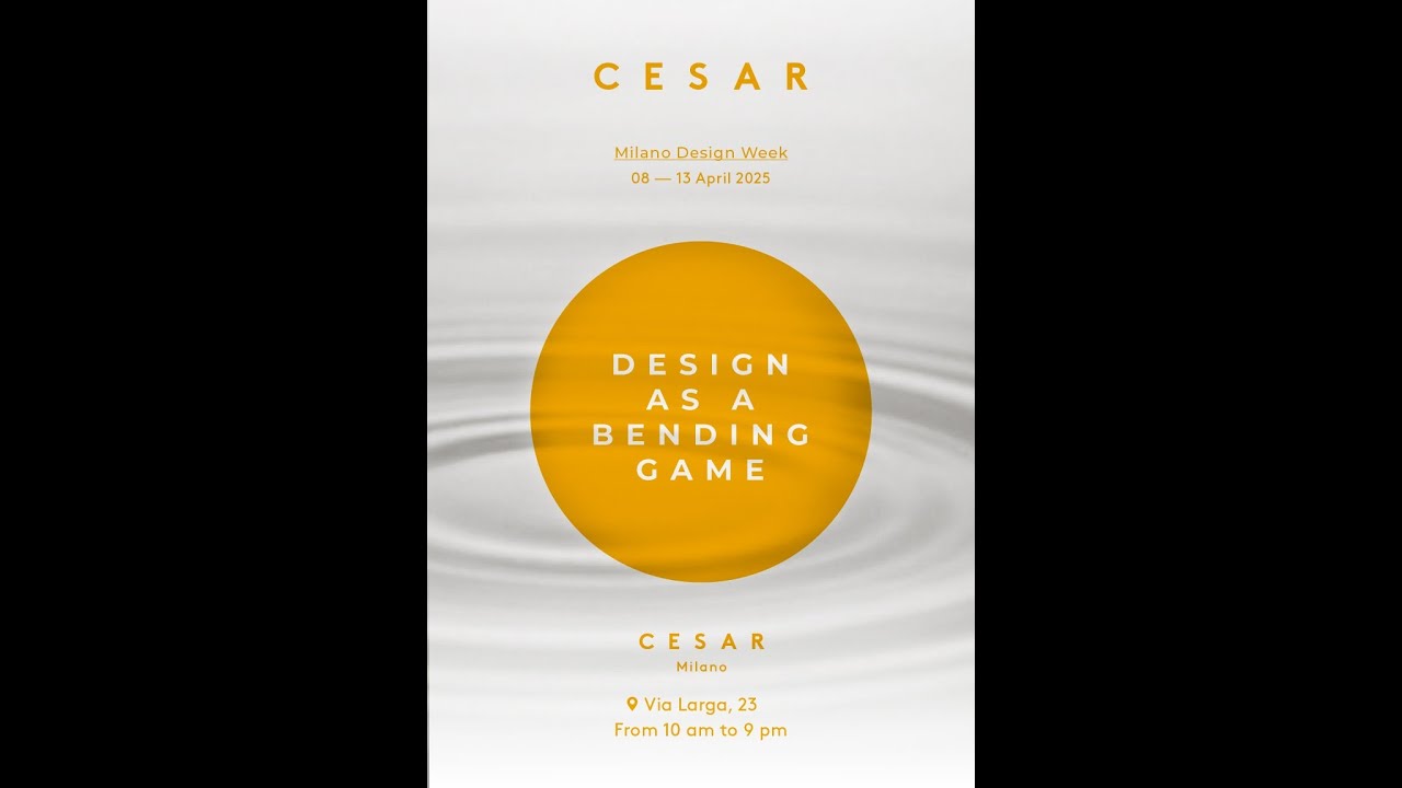 Design as a Bending Game | Cesar at Milano Design Week 2025