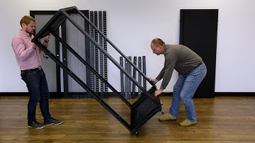 Floor standing rack 19" - 42U - assembly / START.LAN