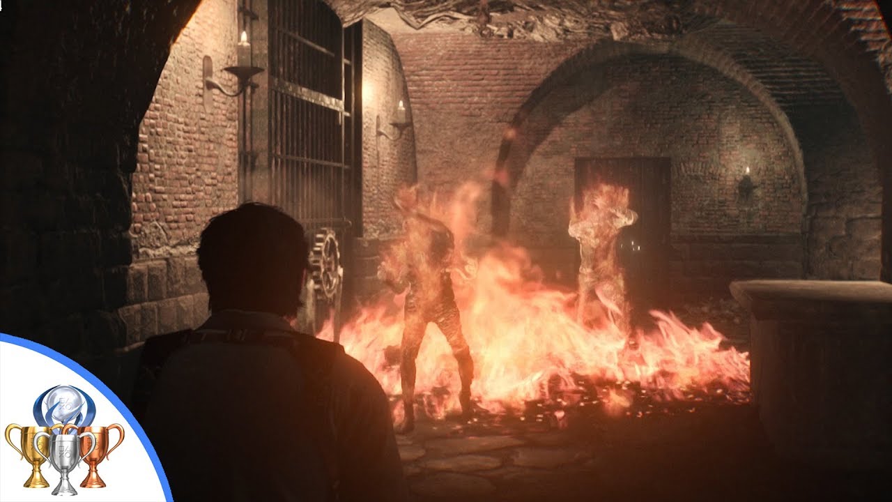 The Evil Within DEATH FROM ABOVE Trophy & Achievement - Kill 2 Enemies at once with Hanging Lamps