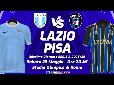 Video LAZIO vs PISA ?? SERIE A 2025/26 ?? LIVE REACTION, COMMENTO TELECRONACA CON STATISTICHE IN DIRETTA
