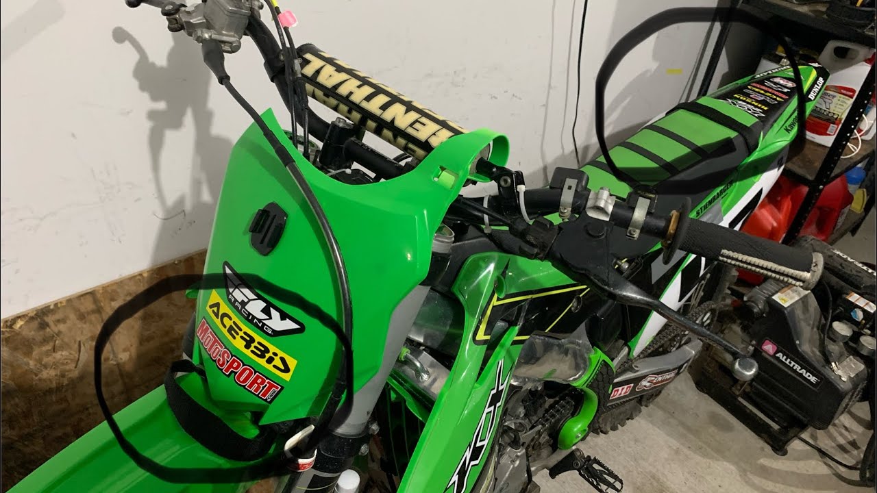 DIY dirt bike grab straps YouTube