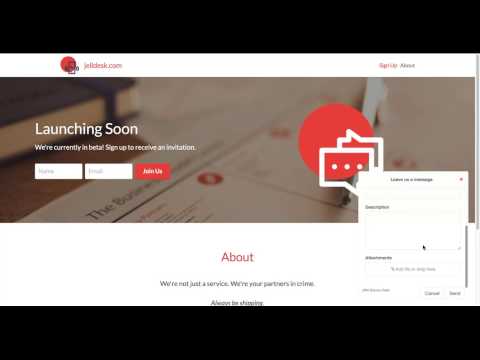 Web widget for JIRA Service Desk