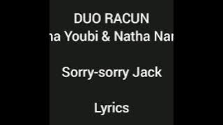 2Racun - Sorry Jack (Lyrics)