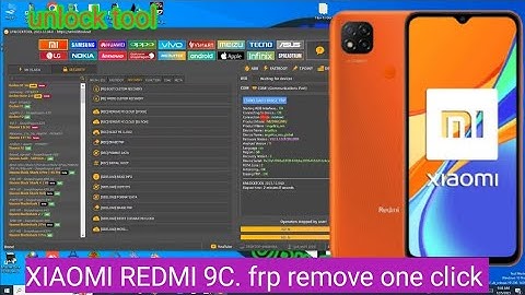 readmi 9c frp bypass one click with unlock tool