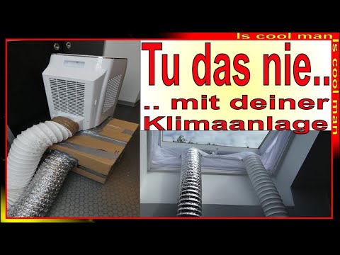 2 Schlauch Klimaanlage Umbau ❆ Das sollte man wissen zum 2 Schlauch  Klimagerät DIY Umbau - Garantie? 