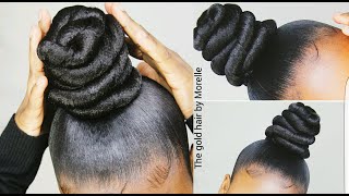 How To Slay Your Ponytail with Twisty Top Knot Ninja Bun /