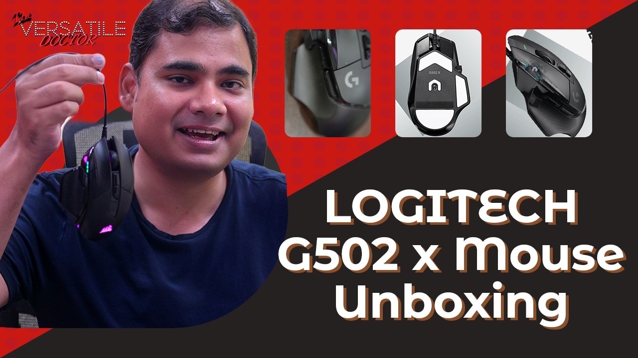 Logitech G502x Gaming Mouse | Unboxing | Hybrid Switch