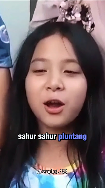 sahur sahur wkwkw zee kecil lucu bgt 😂 #zeeasadel