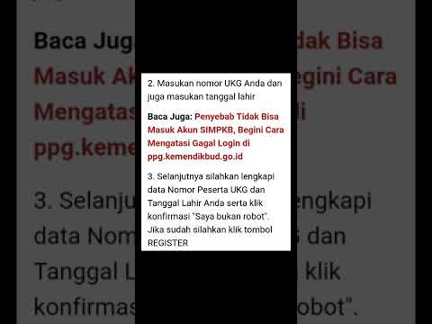 CARA MENGATASI GAGAL LOGIN DI SIM PKB ppg.kemdikbud.go.id