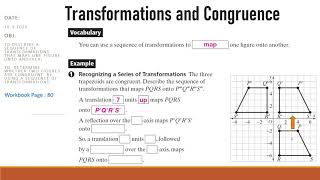 Transformations and Congruence