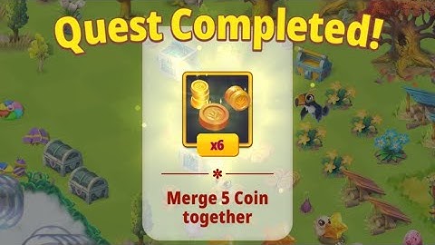 Merge Gardens Merge 5 Coins Together