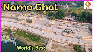 Namo Ghat Varanasi | Varanasi City Development | PM Modi Dream Project Khidkiya Ghat | Drone SRJ