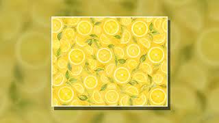 Watercolor Lemon US Letter Collection 30 Scrapbook Papers Clipart Die Cuts