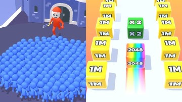 Jelly Run 2048 Vs Count Master | All Levels Android Ios gameplay