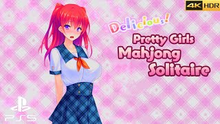 (PS5) Delicious! Pretty Girls Mahjong Solitaire - 4K HDR Ultra High Quality Graphics Gameplay screenshot 2