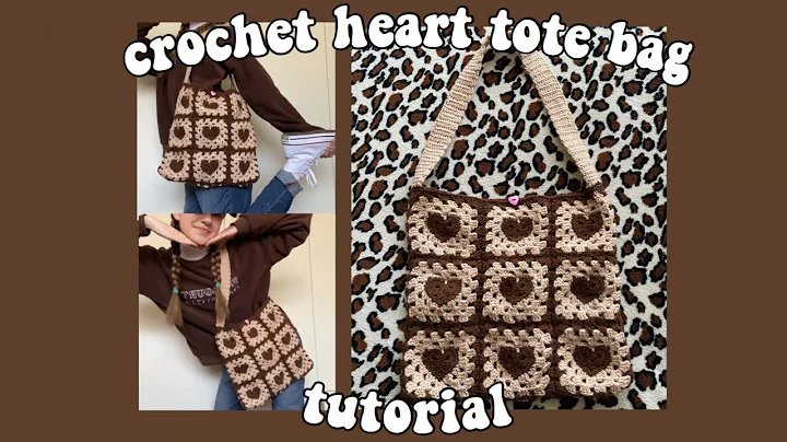 ¡Aprende a hacer una preciosa bolsa de crochet en forma de corazón!