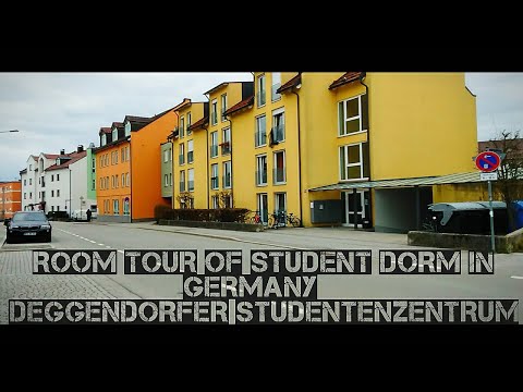 Room tour of Student Dorm in Germany || Deggendorfer Studentenzentrum