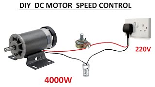 How to make 220V 4000W DC Motor Speed Controller