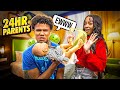 Parents for 24hrs  challenge accepted ep1   ontop melo