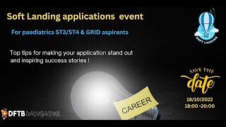 Paediatric ST3/ST4 & GRID application Event - Oct. 2022 screenshot 5