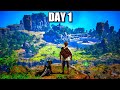 Day 1 in This INCREDIBLE New Survival Game Stranded on an Island With a Dragon...