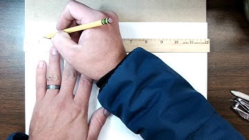 How to Make a 1 Inch Grid on a 9"x12" inch paper