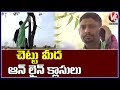Viral video:  Teacher creates workspace on tree to beat network issues