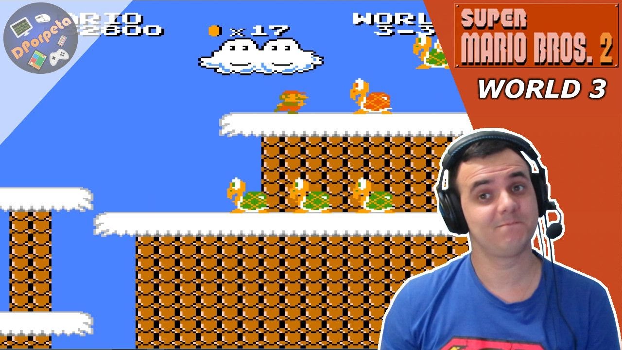 Super Mario Bros 2 - Lost Levels - Mundo 3 (NES) - YouTube