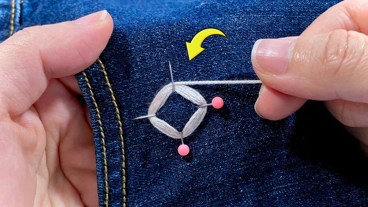 9 Genius Embroidery Hacks to RESTYLE OLD CLOTHES | Beginner-Friendly DIY (Jady Kreativ)