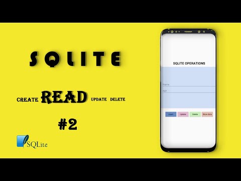 #2|SQLite tutorial for android studio in java | CRUD operations | Read data in SQLite