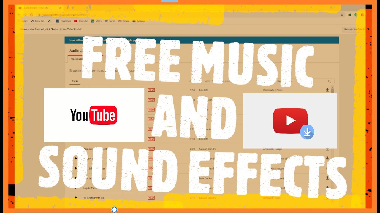 How to Download Free Music and Sound Effects for your YouTube Videos