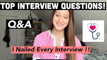 TOP NURSE INTERVIEW QUESTIONS AND ANSWERS (guarantee the job!)