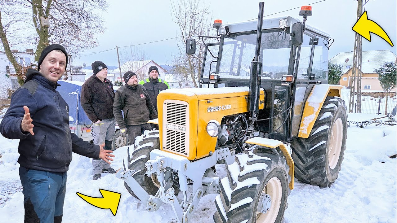 PIERWSZA JAZDA URSUSEM C-360 PO REMONCIE - DAJEMY JEJ W PALNIK - 100% MOCY