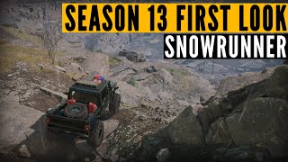 A FIRST look at SnowRunner Season 13: Dig & Drill