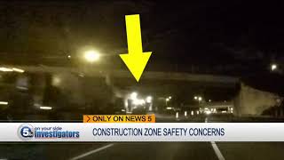 Video captures safety issues near downtown Cleveland highway worksite