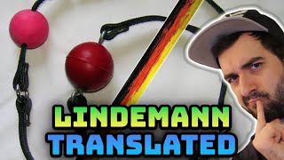 Video thumbnail of "Learn German with Lindemann - Knebel: English translation and meaning of the lyrics explained"