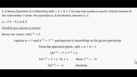 Binary operation: Check if your answer to the Inverse of element is correct