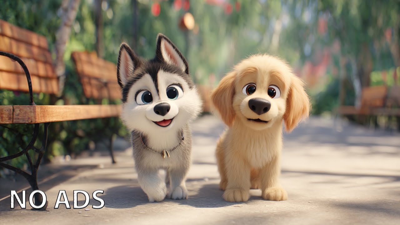 Мультфильм для собак 🐶 Музыка для глубокого сна для собак 💤 Успокаивающая анимация для мирного щенка