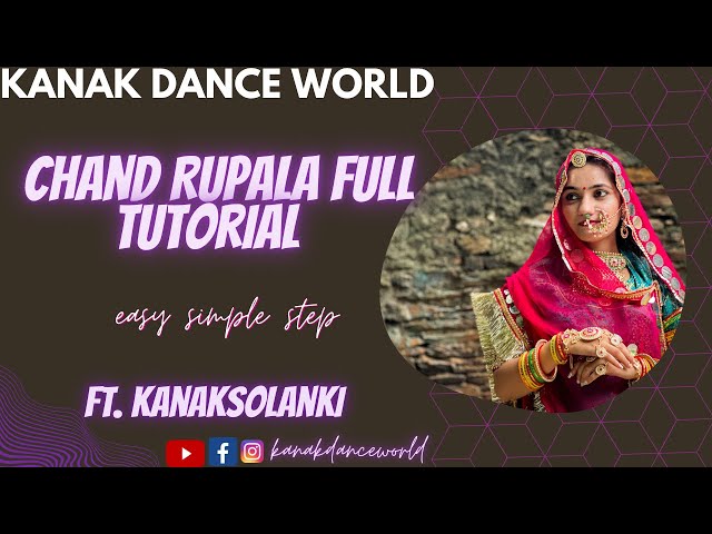 Live class ||ft.kanaksolanki || chand rupala song ||simple easy step|kanakdanceworld||fulltutorial class=