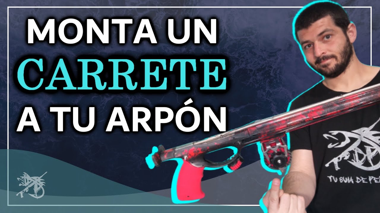 🏹 COMO COLOCAR un CARRETE en un FUSIL de PESCA SUBMARINA Pathos Saragos ❗❗❗