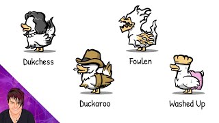 Dukchess, Duckaroo, Fowlen And Washed Up- Clusterduck Rosie Rayne