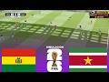 Bolivia vs Surinam Repechaje Mundial 2026 Partido Completo Simulacion y Prediccion Pes 21