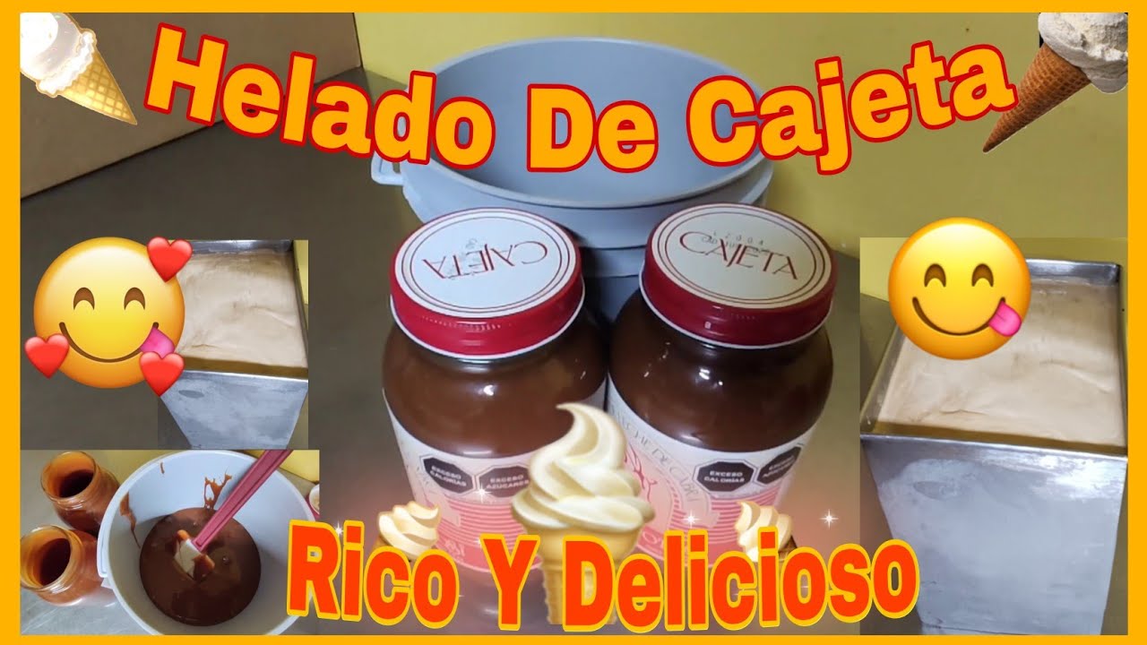 Helado De Cajeta / Como Preparar O Hacer Un Delicioso Helado🍦De Cajeta