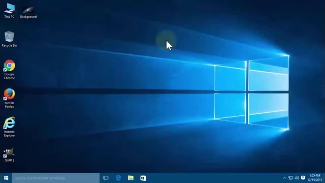 How to change desktop background image in Windows 10 - Tutorial - YouTube