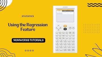 Regression Feature - Statistics | Numworks Series