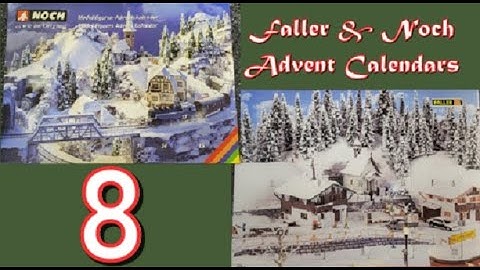 Faller and Noch Advent Calendar Figure Reveal Day 8  #faller #noch #modeltrains #märklin #advent