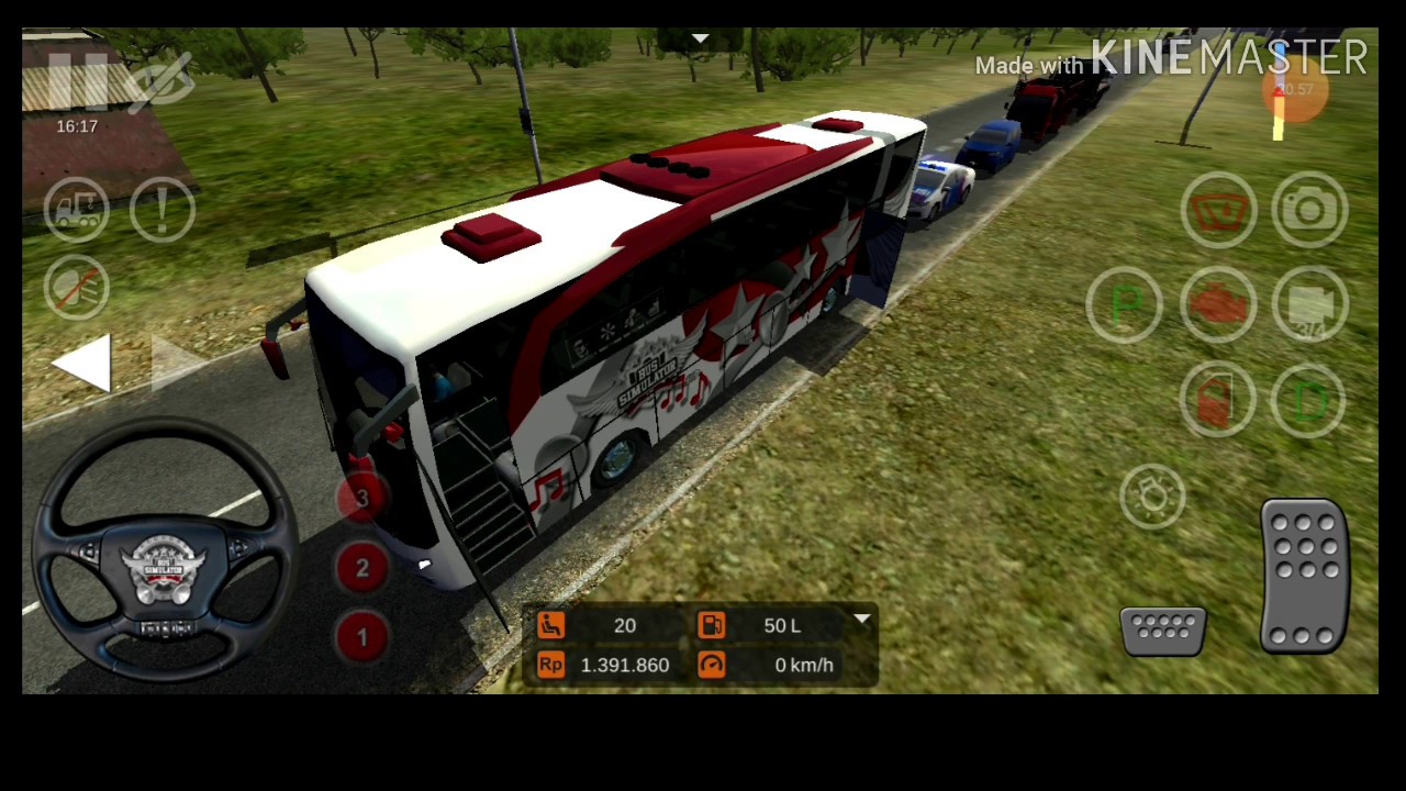 BUS SIMULATOR INDONESIA ANDRO MUSIC BUSDJ narik sewa apk 