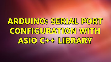 Arduino: Serial Port configuration with asio C++ library